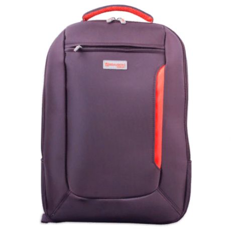 Рюкзак для школы и офиса BRAUBERG MOTN-2, разм. 41*31*6см, ткань, коричнево-оранжевый, 240482