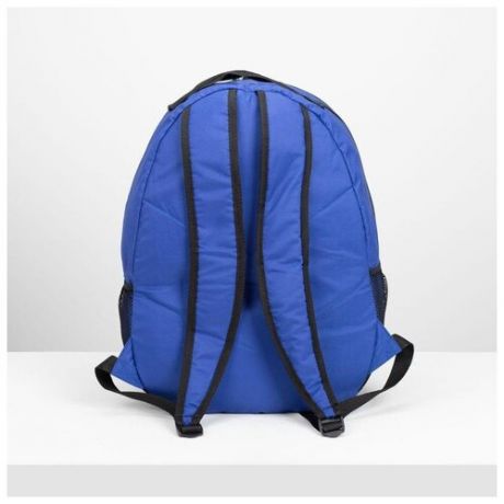Рюкзак туристический Taif 35 л, 2 отдела на молниях, наружный карман, 2 боковые сетки, синий