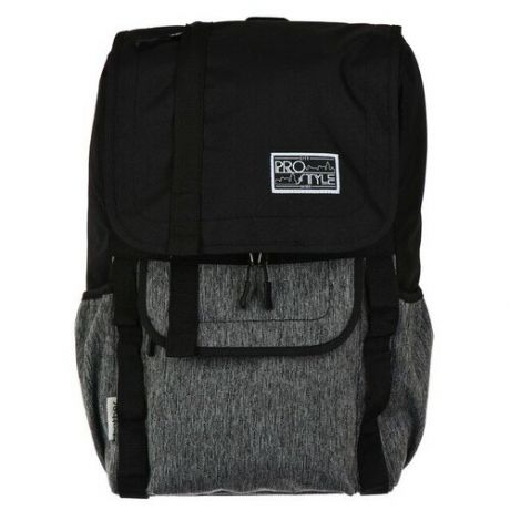 Рюкзак молодежный Hatber City Style 40 х 26 х 14, для девочки, чёрный