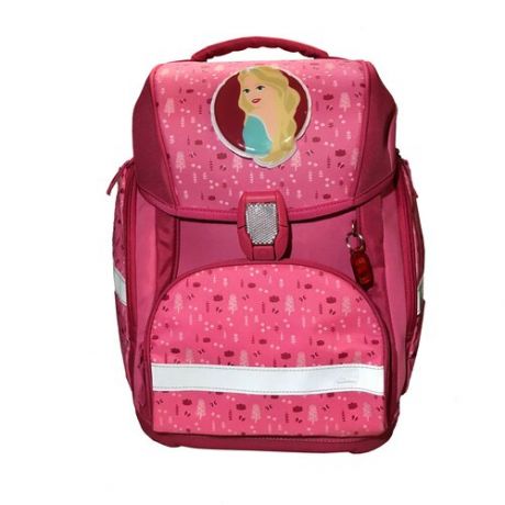 Ранец для школьника розовый с ортопедической спинкой