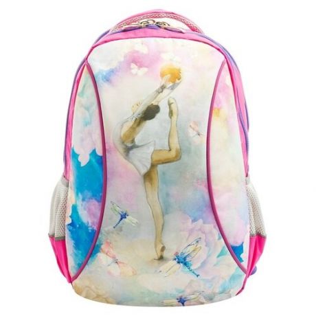 Рюкзак для гимнастики 44 х 30 х 17 см, цвет сиреневый - розовый - фиолетовый