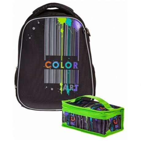 Рюкзак каркасный, Ergonomic light, 38 x 29 x 15, EVA-материал, с термосумкой, Color art