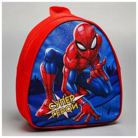 Рюкзак детский «Супер- герой», Человек- паук, 21 x 25 см