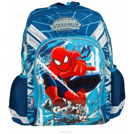 Рюкзак школьный Kinderline "Spider- man Classic", цвет: синий, красный, белый. SMCB- MT1-988M