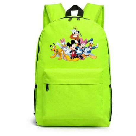 Рюкзак персонажи Микки Маус (Mickey Mouse) зеленый №3
