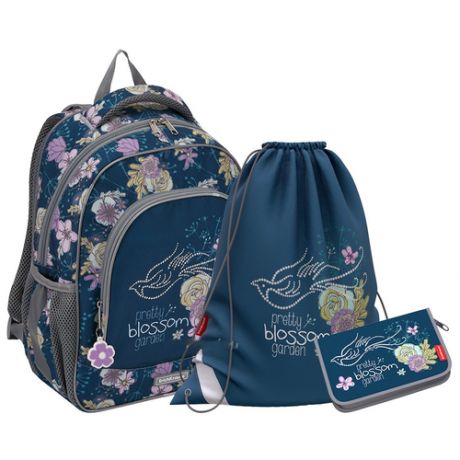 ErichKrause ErgoLine 15L Blossom (51596-set), синий