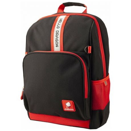 Рюкзак для ноутбука 13,3" SUMDEX BPA-102BK, нейлон (черный/красный)