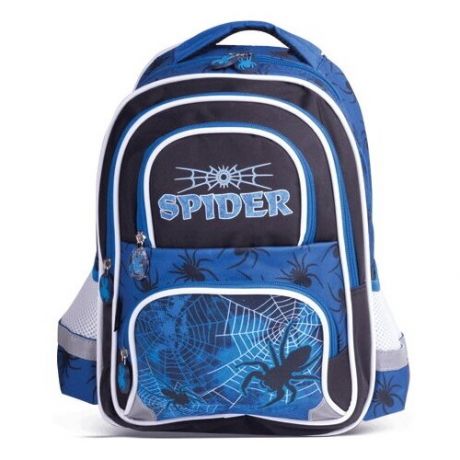 Школьный рюкзак BRAUBERG "Spider" с EVA спинкой для мальчиков младших классов, 38х30х14 см, 223752