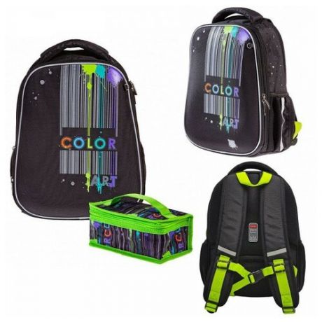 Рюкзак капсула ERGONOMIC Light-Color art 38х29х15см с термосумкой 60023 Hatber
