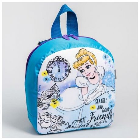Рюкзак детский, с мигающим элементом, отдел на молнии, «Принцессы» , Disney