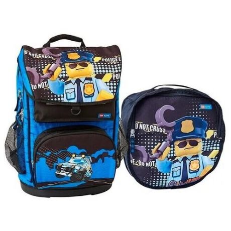 Рюкзак школьный LEGO MAXI CITY Police Cop 25 л с сумкой для обуви 20110-2003