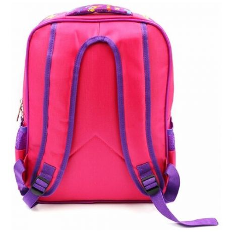 Детский рюкзак 3 отделения 40*30*20см розовый (200760558)