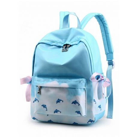 Рюкзак для девочки SNOBURG 0118 голубой