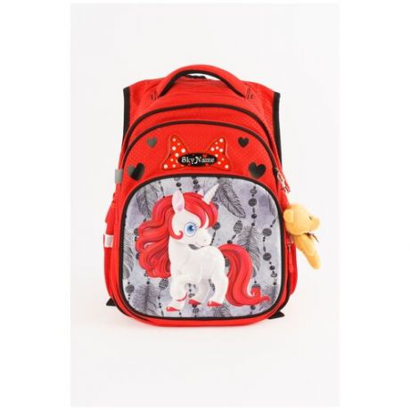 Рюкзак с брелком SkyName R3-233 Красный