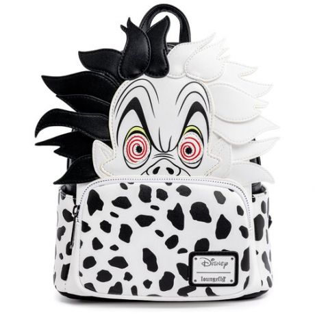 Рюкзак Loungefly Disney Villains Cruella De Vil Spots Cosplay Mini Backpack WDBK1534