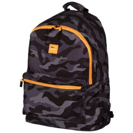 Рюкзак школьный Milan Black Camouflage черный, 1147711