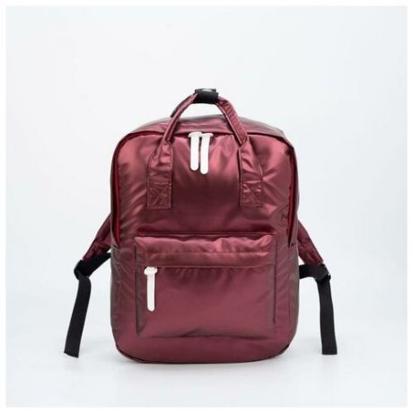 Рюкзак-сумка, отдел на молнии, наружный карман, цвет бордовый 5447233 .