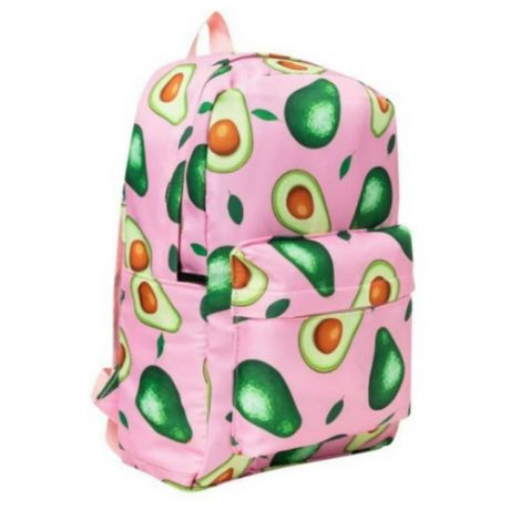 Рюкзак школьный / Рюкзак с авокадо молодежный / Рюкзак авокадо желтый