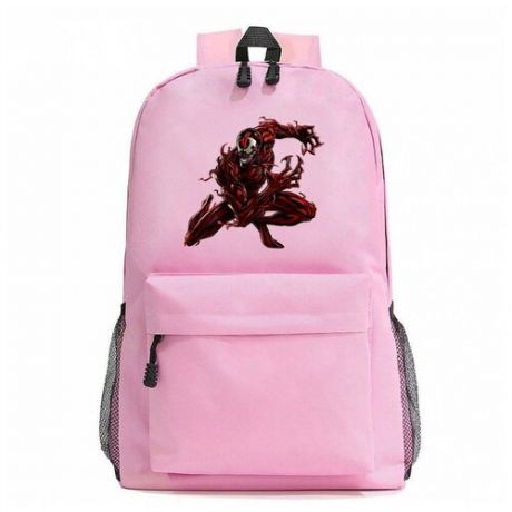 Рюкзак Красный веном - Карнаж (Spider man) розовый №6