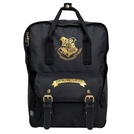 Школьный рюкзак Гарри Поттер черный с золотом (HARRY POTTER PREMIUM BACK PACK BLACK & GOLD)