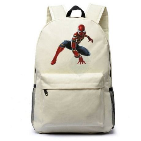 Рюкзак Железный - Человек паук (Spider man) белый №4