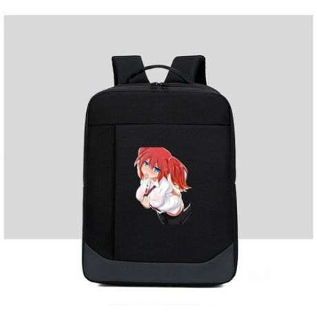 Рюкзак с жесткой спинкой с аниме тян
