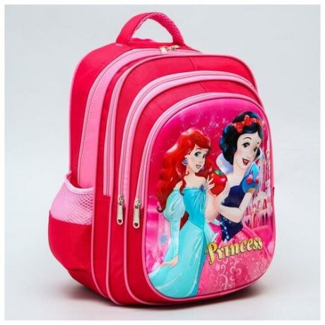 Рюкзак школьный с жестким карманом "Princess", Принцессы