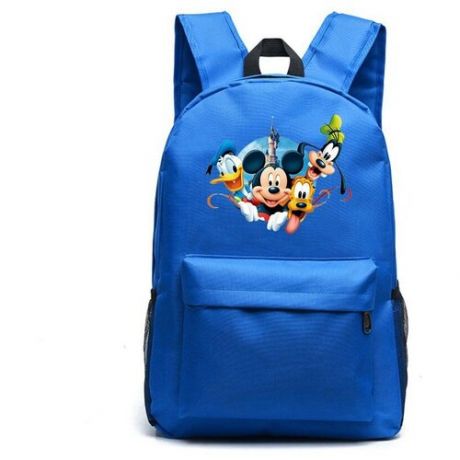 Рюкзак герои Микки Маус (Mickey Mouse) синий №6