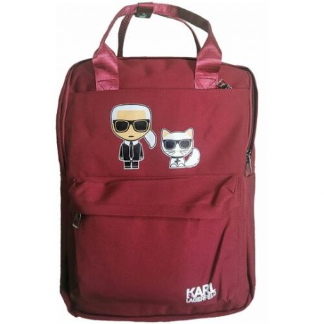 Сумка рюкзак, отдел на молнии, 2 наружных кармана, 2 боковых кармана, цвет красный 2510202102