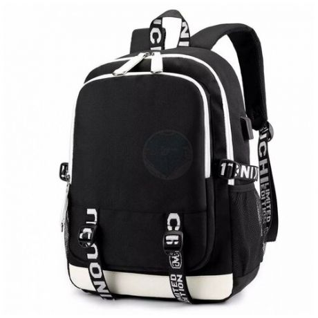 Рюкзак черный с USB-портом