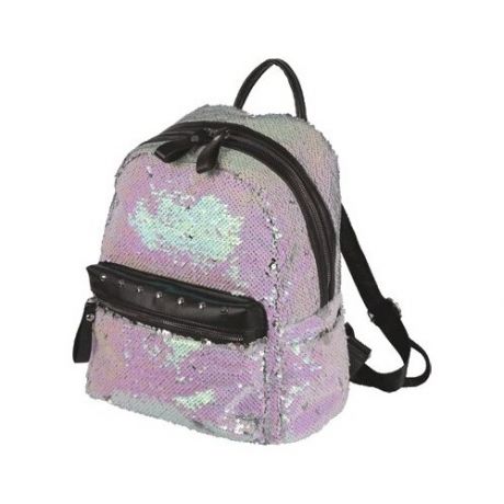 Рюкзак подростковый "deVENTE. Glam" 36x28x15 см, текстильный с двухсторонними пайетками 7032951