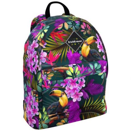 ErichKrause рюкзак EasyLine Tropics, фиолетовый