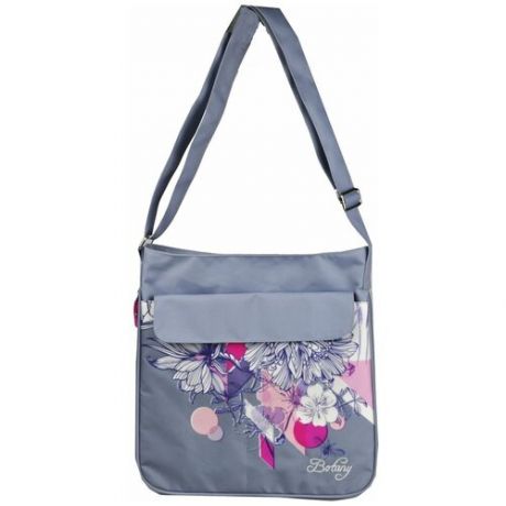 Школьная сумка ErichKrause Botany (39377) серый/розовый