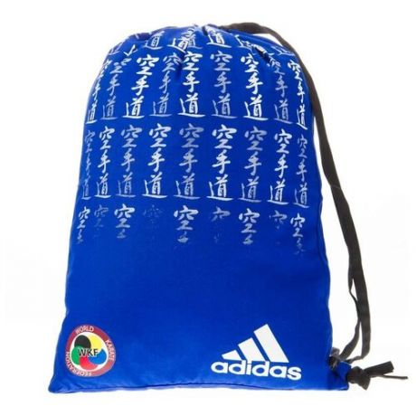Adidas Мешок для кимоно adidas Satin Carry Bag Karate Wkf сине-белый