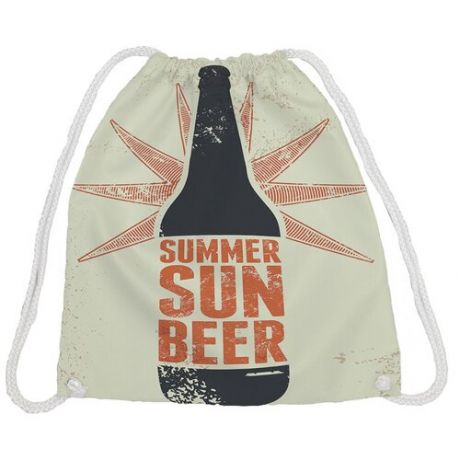 JoyArty Сумка-рюкзак Солнечное пиво bpa_9914, бежевый