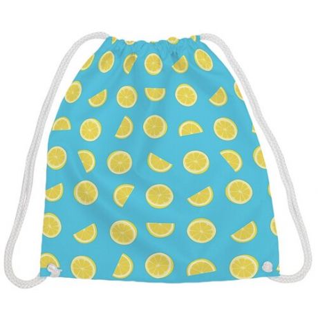 JoyArty Рюкзак-мешок Лимонный витамин bpa_34730, голубой/желтый