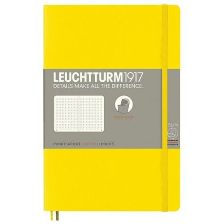 Блокнот Leuchtturm1917 358303 лимонный В6+, 123 страницы
