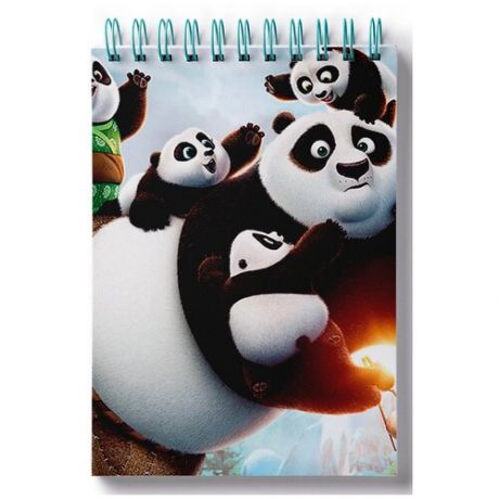 Блокнот для записей, листы в клетку Пазл магнитный Kung fu panda 3