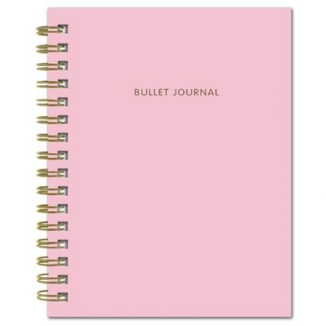 Блокнот ЭКСМО Bullet Journal Розовый 162х210, 60 листов