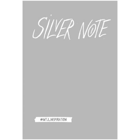 Блокнот Silver Note (твёрдая обложка)