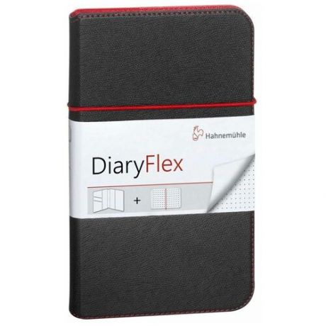 Блокнот для записей, набросков, в точку Hahnemuhle "DiaryFlex" 19х11,5 см 80 л 100 г жёсткая обложка