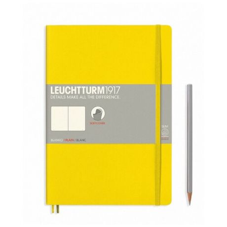 Блокнот Leuchtturm1917, COMPOSITION B5, мягкая обложка, нелинованный, лимонный