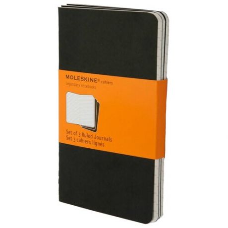 Блокнот Moleskine Cahier Journal Pocket 90x140, 32 листа 385277QP311, 3 шт.