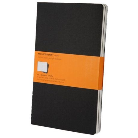 Блокнот Moleskine Набор 3 блокнота Cahier Journal Large 130x210, 40 листов 385291QP316, 3 шт.