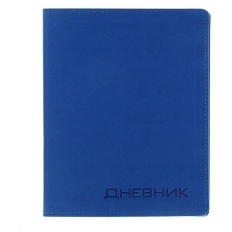 Дневник премиум класса универсальный для 1-11 класса Vivella, искусственная кожа, синий