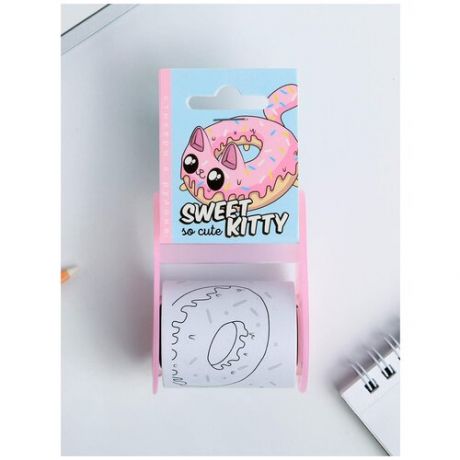 Стикеры в рулоне "Sweet kitty"/Блок бумаги для записей