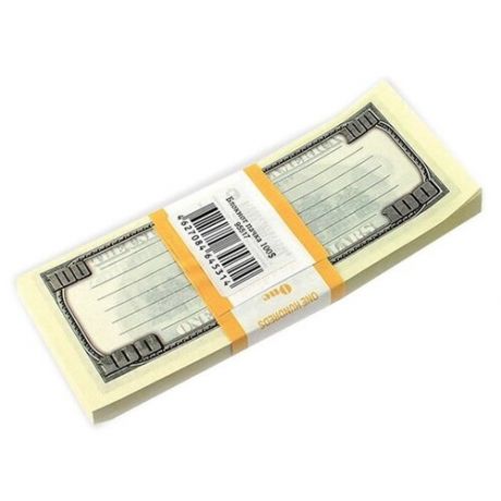 Филькина Грамота Блок для записей 100 долларов (NH0000013) желтый/зеленый