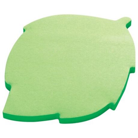 BG Блок бумаги для заметок фигурный Лист (LBFn70 7130) Зеленый неон