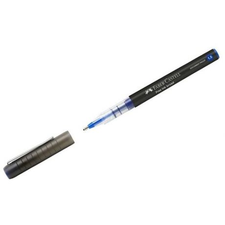 Ручка-роллер Faber-Castell "Free Ink", синяя, 1,5мм, одноразовая, 302180