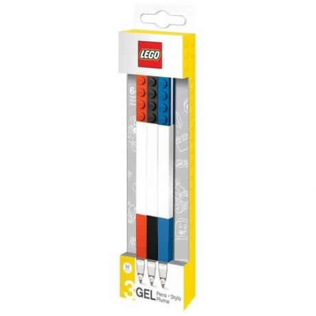 LEGO Набор гелевых ручек M, 3 цвета, 51513, 3 шт.